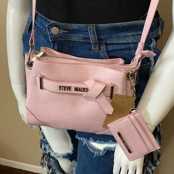 NWT Steve Madden (bclare) Crossbody - Baby Pink - Picture 13 of 14